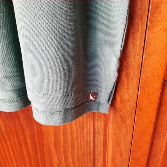 NWT Eddie Bauer 100% cotton sage green short sleeve polo shirt size XL Tall - Picture 6 of 13